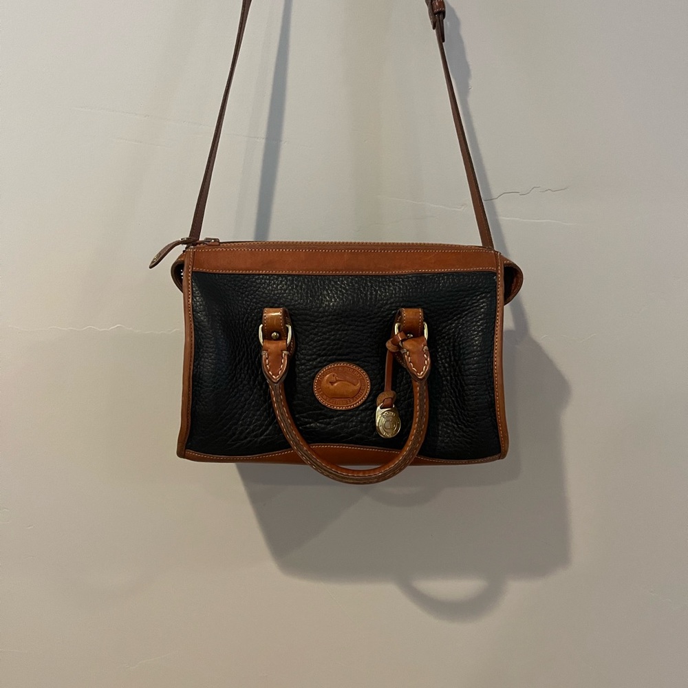 Vintage Dooney & Burke Black/ Tan Bag